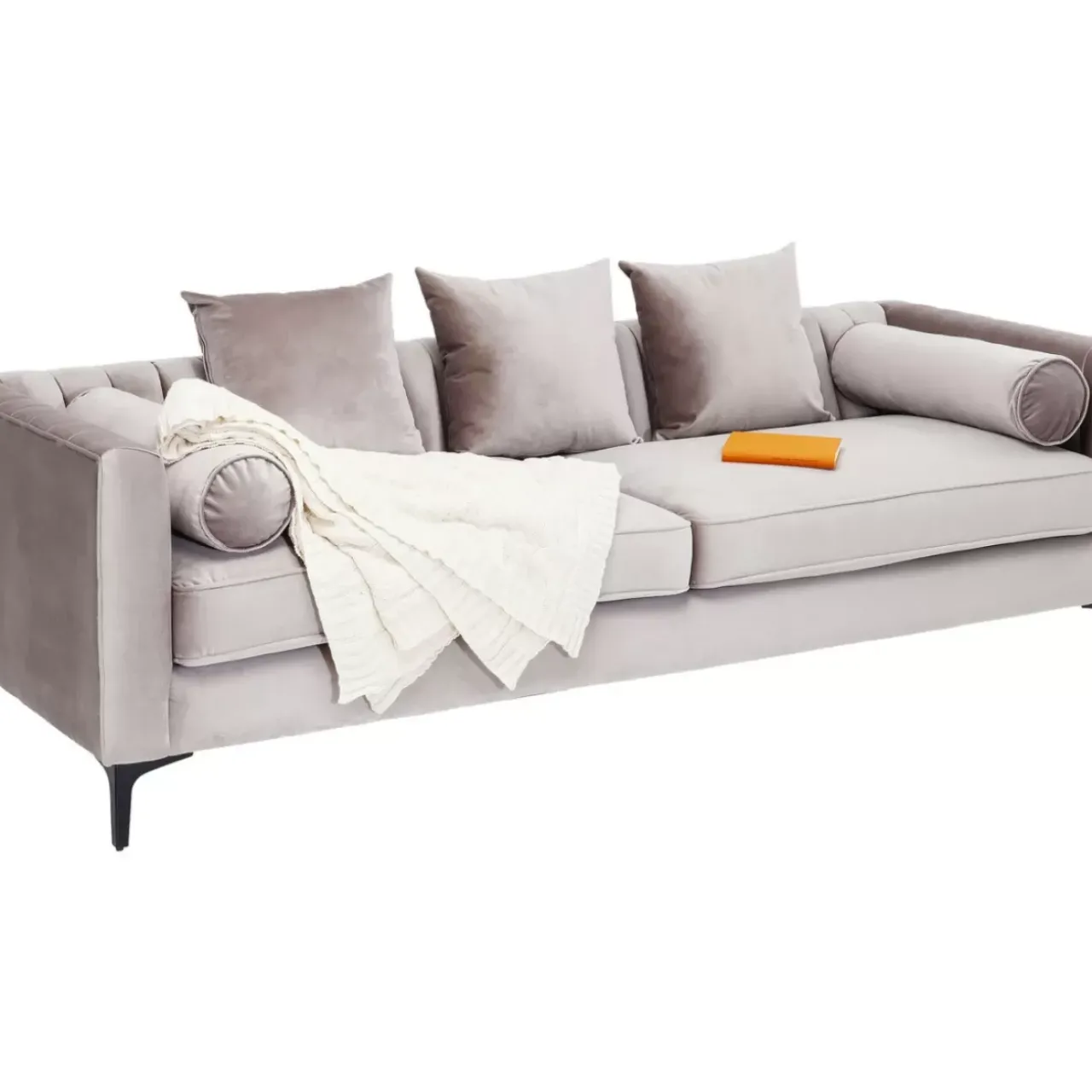 KARE Design Sofas & Couches-Sofa Variete 3-Sitzer Grau