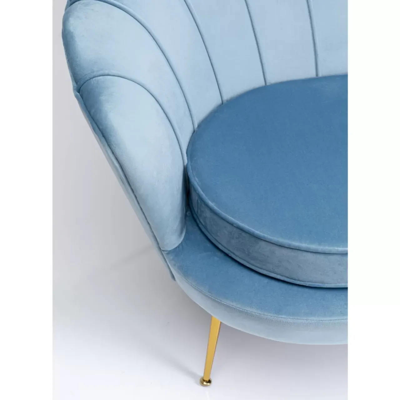 KARE Design Sofas & Couches-Sofa Water Lily 2-Sitzer Aqua 132Cm
