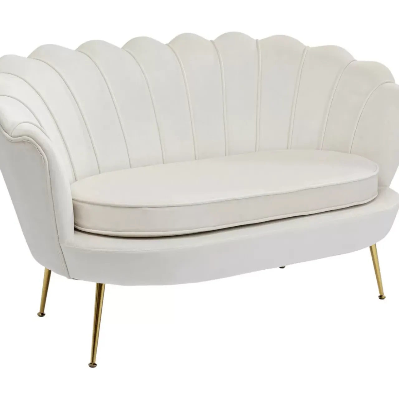 KARE Design Sofas & Couches-Sofa Water Lily 2-Sitzer Beige
