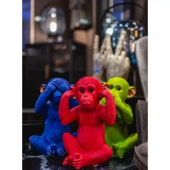 KARE Design Deko & Geschenkartikel-Spardose Monkey Iwazaru Grun