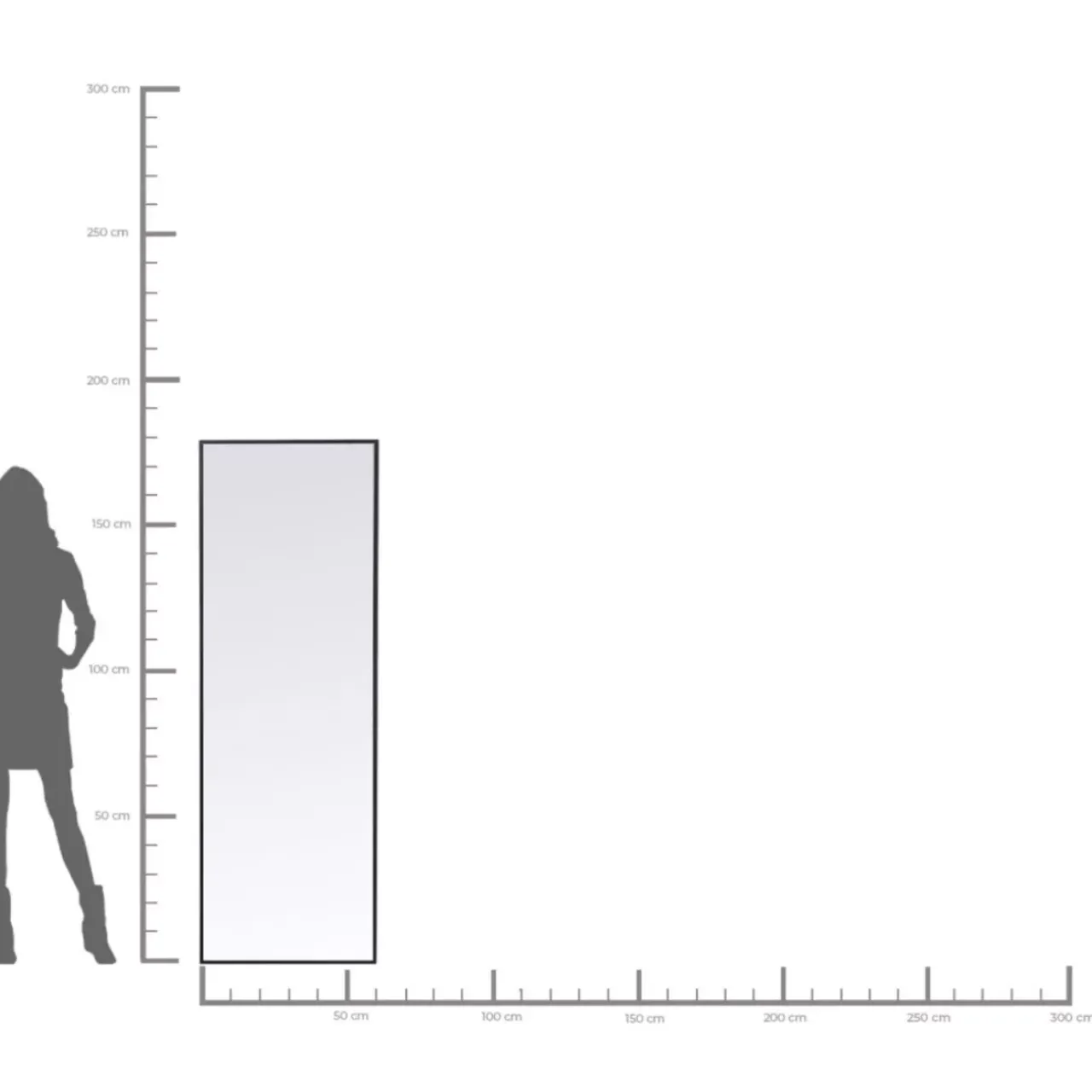 KARE Design Spiegel-Spiegel Bella Mo 60X180Cm