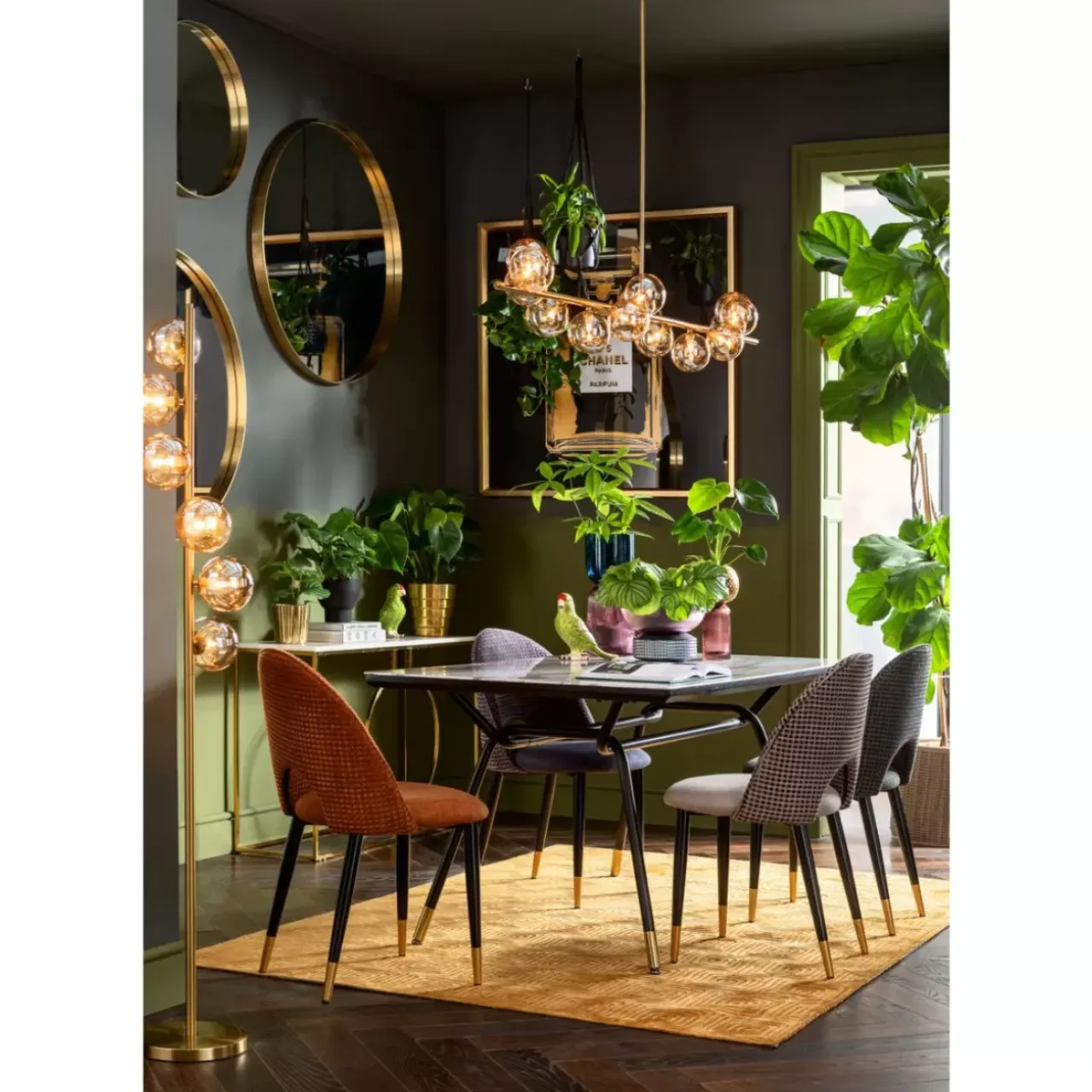 KARE Design Spiegel-Spiegel Curve Mo Brass O100