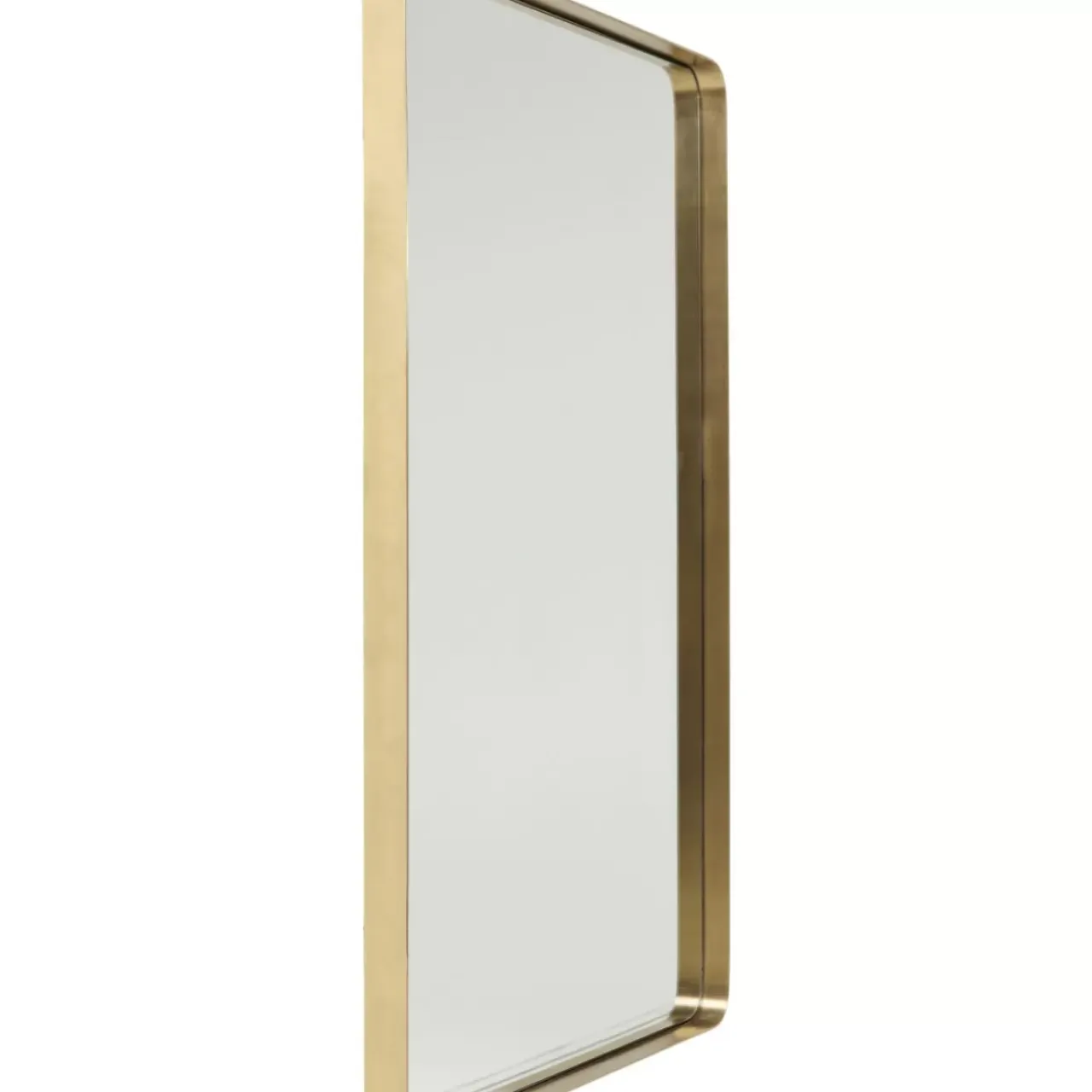 KARE Design Spiegel-Spiegel Curve Rectangular Brass 80X120Cm