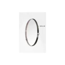 KARE Design Spiegel-Spiegel Curve Round Copper O100Cm