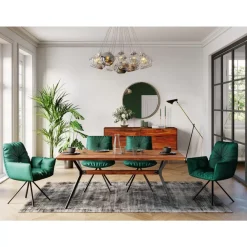 KARE Design Spiegel-Spiegel Curve Round Copper O100Cm