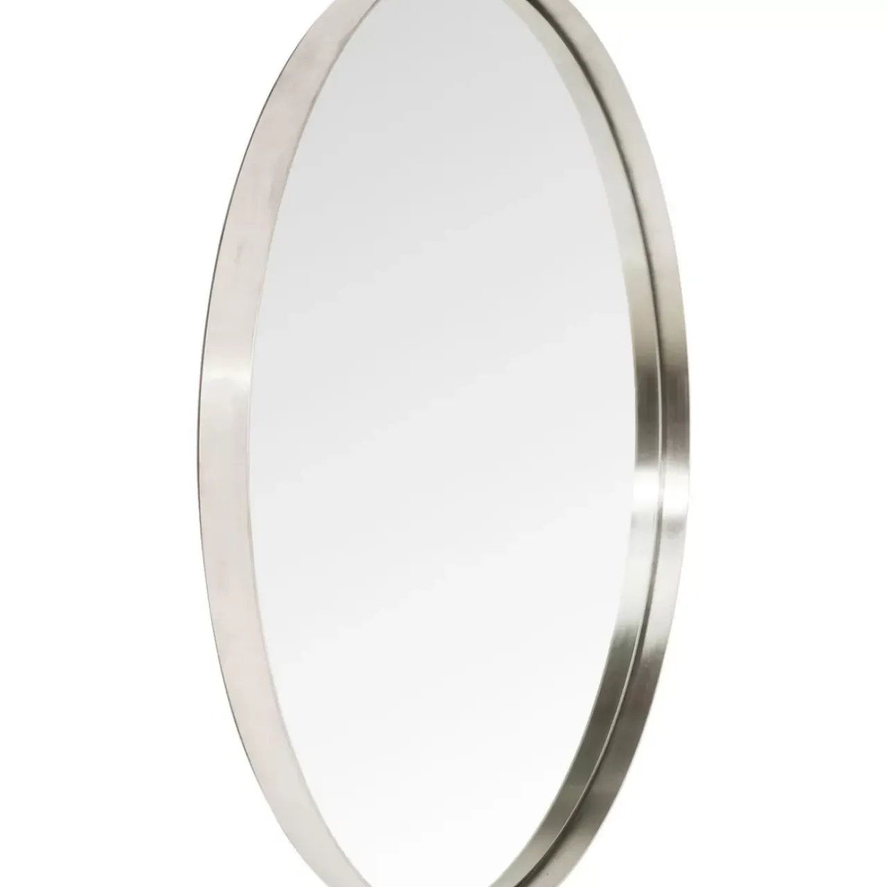 KARE Design Spiegel-Spiegel Curve Round Stainless Steel O100Cm