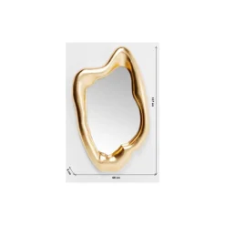 KARE Design Spiegel-Spiegel Hologram Gold 68X117Cm