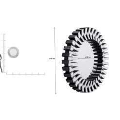 KARE Design Spiegel-Spiegel Sprocket O92Cm