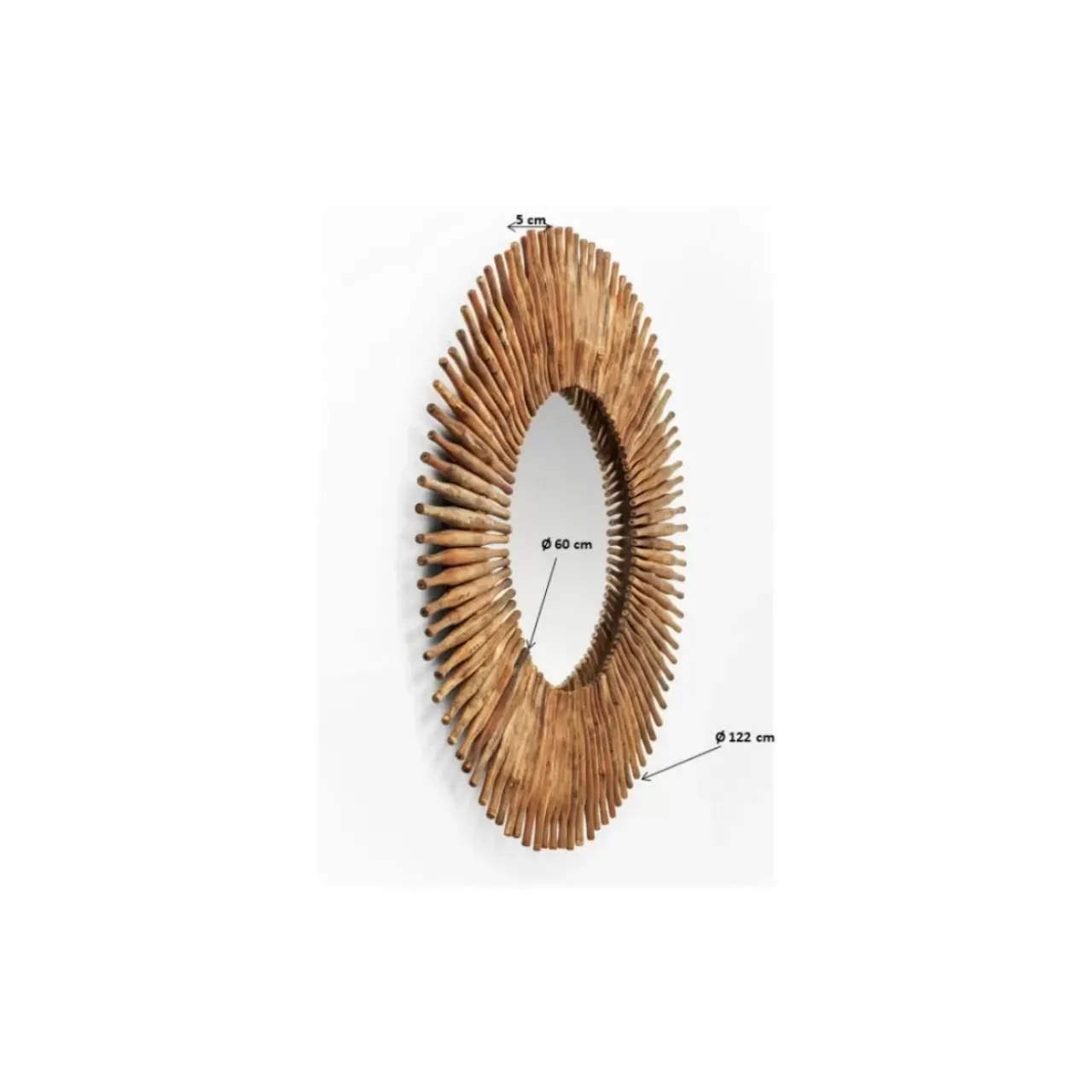 KARE Design Spiegel-Spiegel Sunlight O120Cm