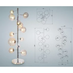 KARE Design Steh & Bodenleuchten-Stehleuchte Balloon Smoke 12