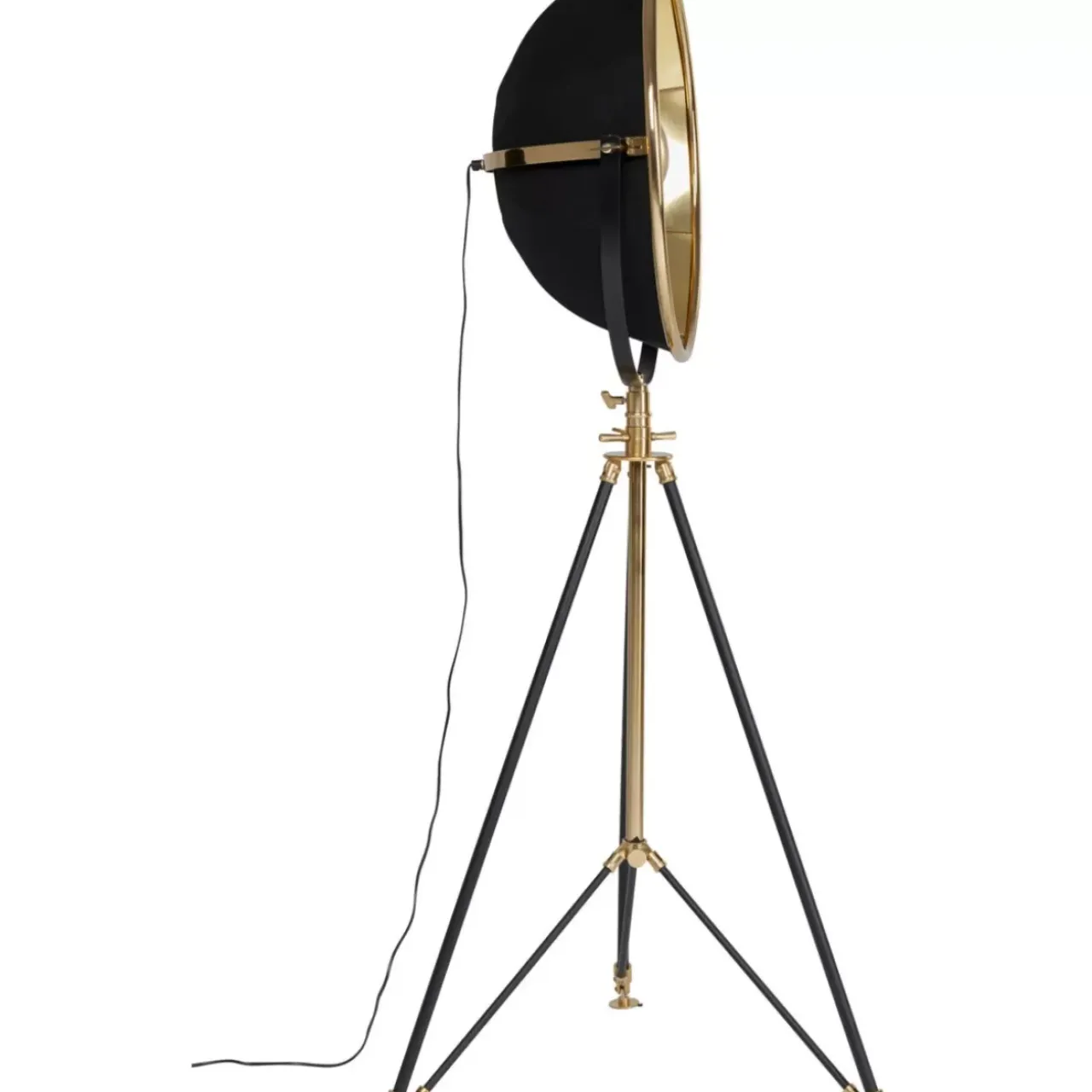 KARE Design Steh & Bodenleuchten-Stehleuchte Cinema Gold 190Cm