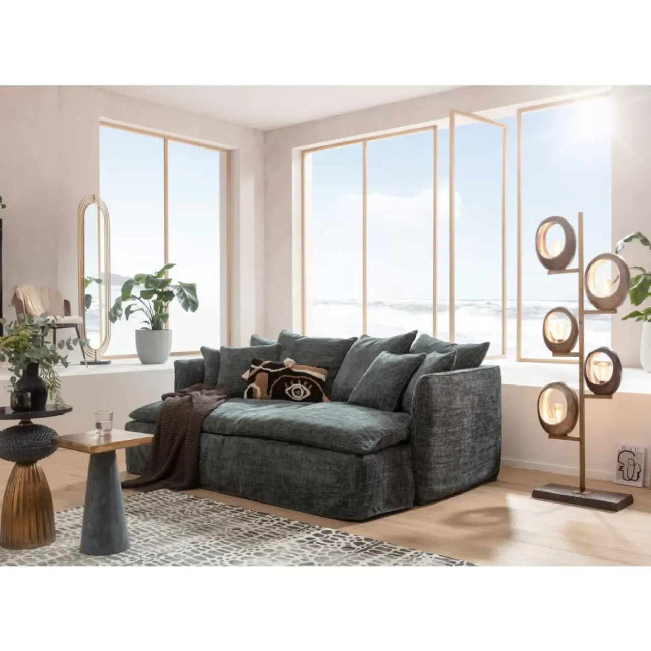 KARE Design Steh & Bodenleuchten-Stehleuchte Five Loops 173Cm