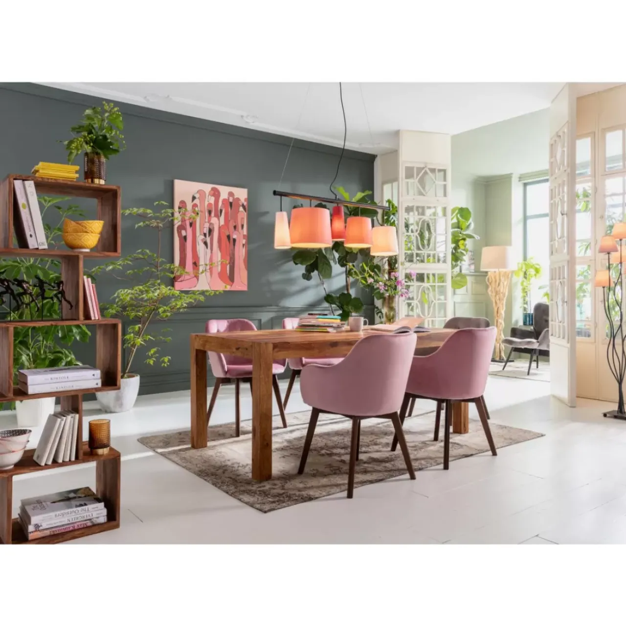 KARE Design Steh & Bodenleuchten-Stehleuchte Flexible Berry Cinque