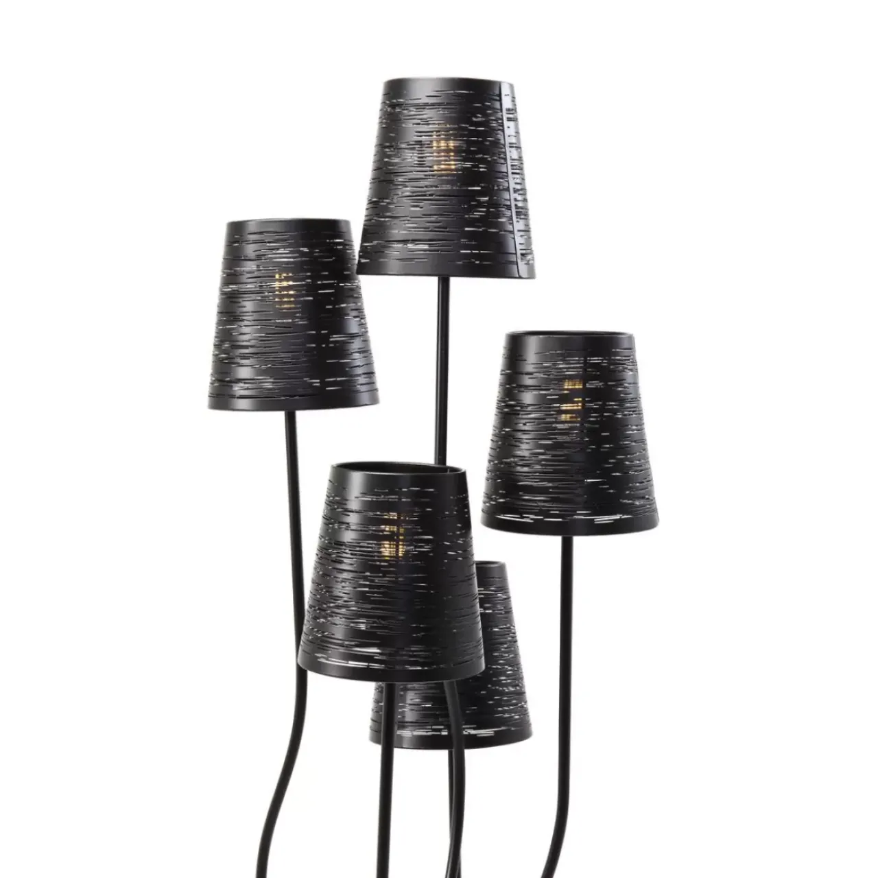 KARE Design Steh & Bodenleuchten-Stehleuchte Flexible Black Cinque