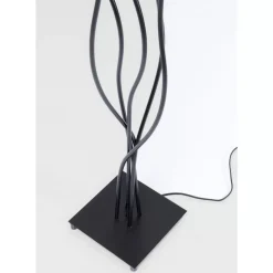 KARE Design Steh & Bodenleuchten-Stehleuchte Flexible Velvet Schwarz Cinque