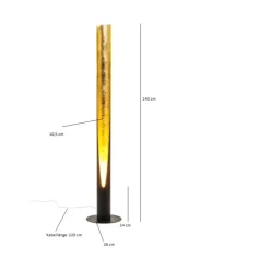 KARE Design Steh & Bodenleuchten-Stehleuchte Tube Duo Led