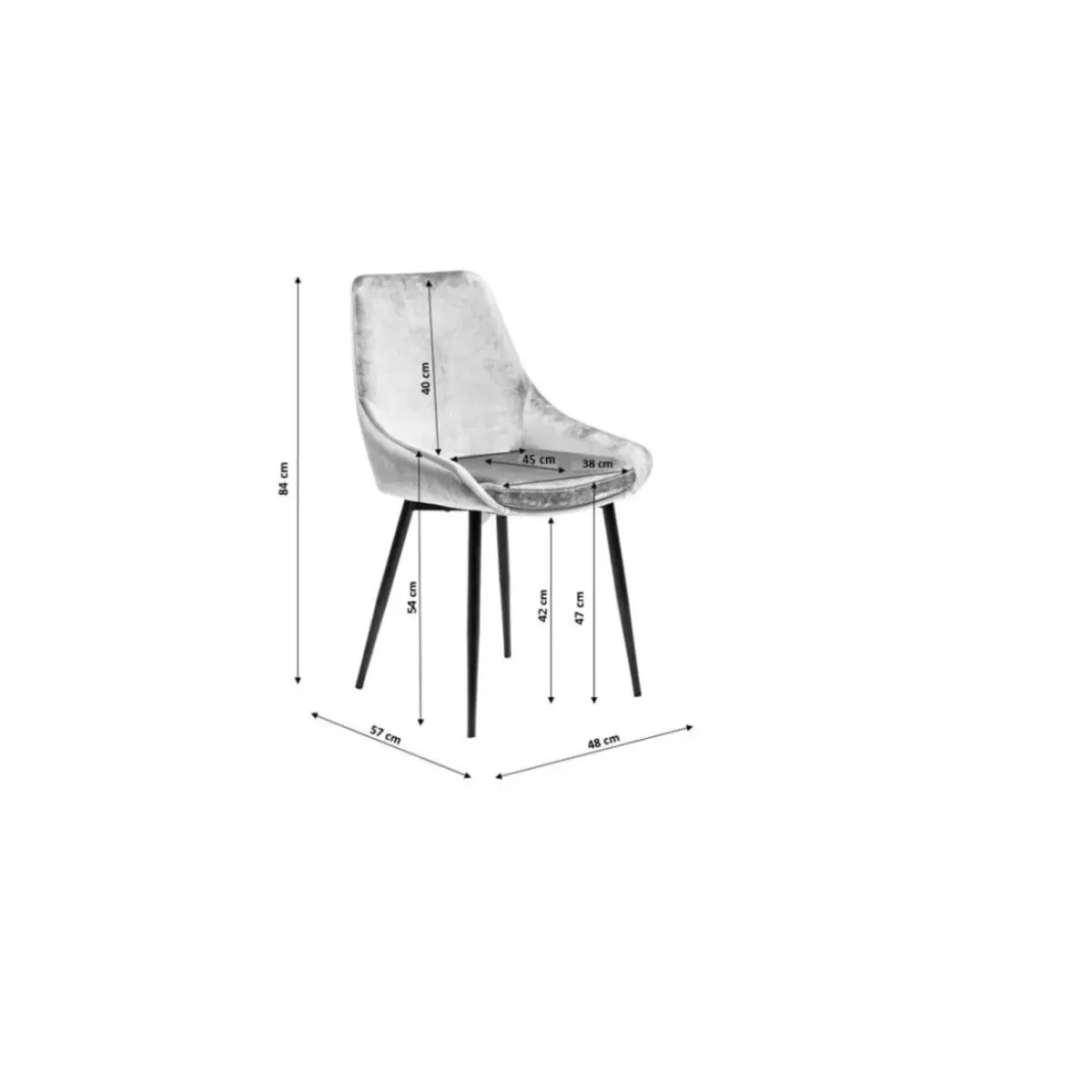 KARE Design Stühle-Stuhl East Side Grau