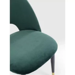 KARE Design Stühle-Stuhl Iris Velvet Grun