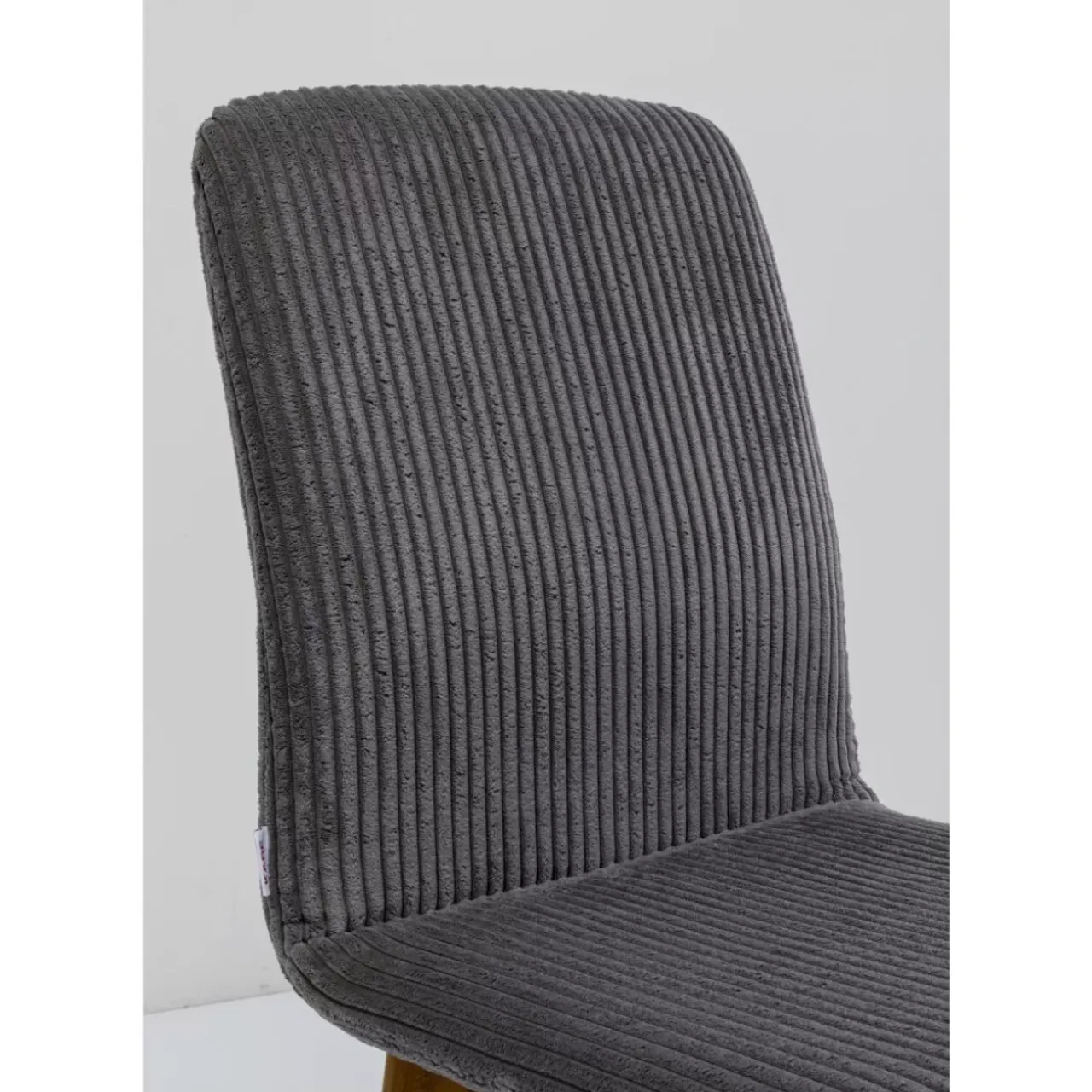 KARE Design Stühle-Stuhl Lara Cord Grau