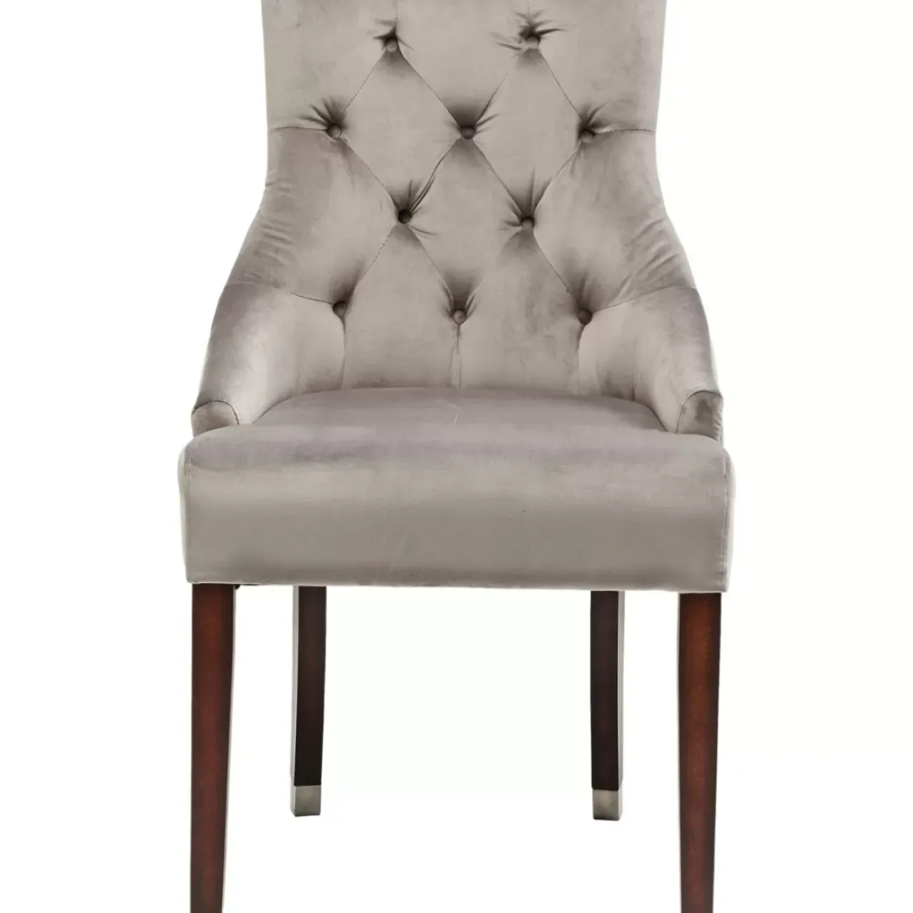 KARE Design Stühle-Stuhl Prince Velvet Grau