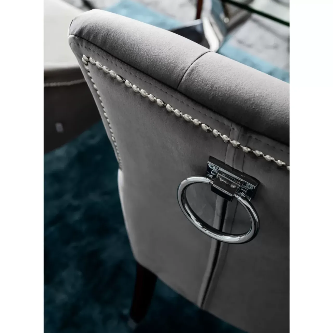 KARE Design Stühle-Stuhl Prince Velvet Grau