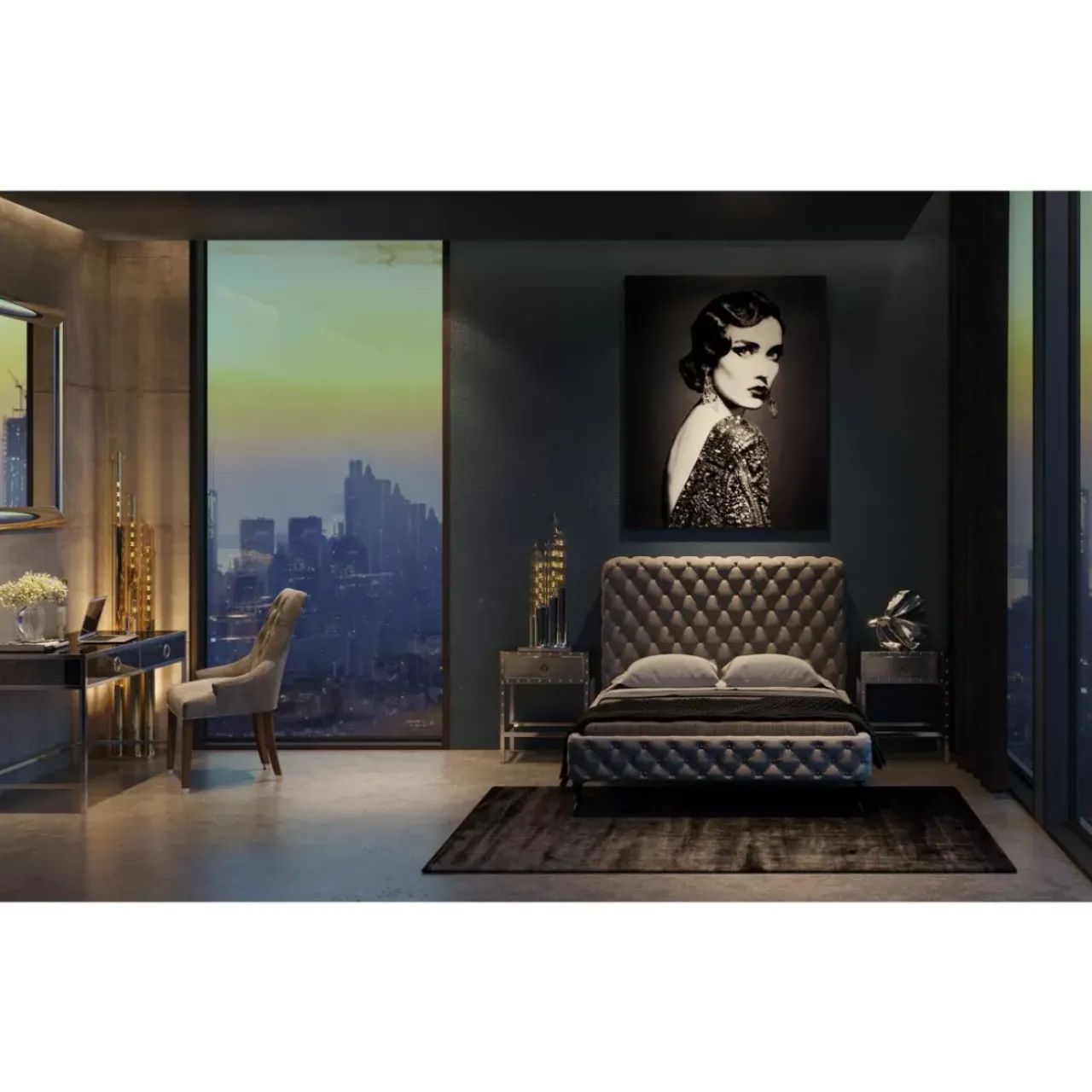 KARE Design Stühle-Stuhl Prince Velvet Grau