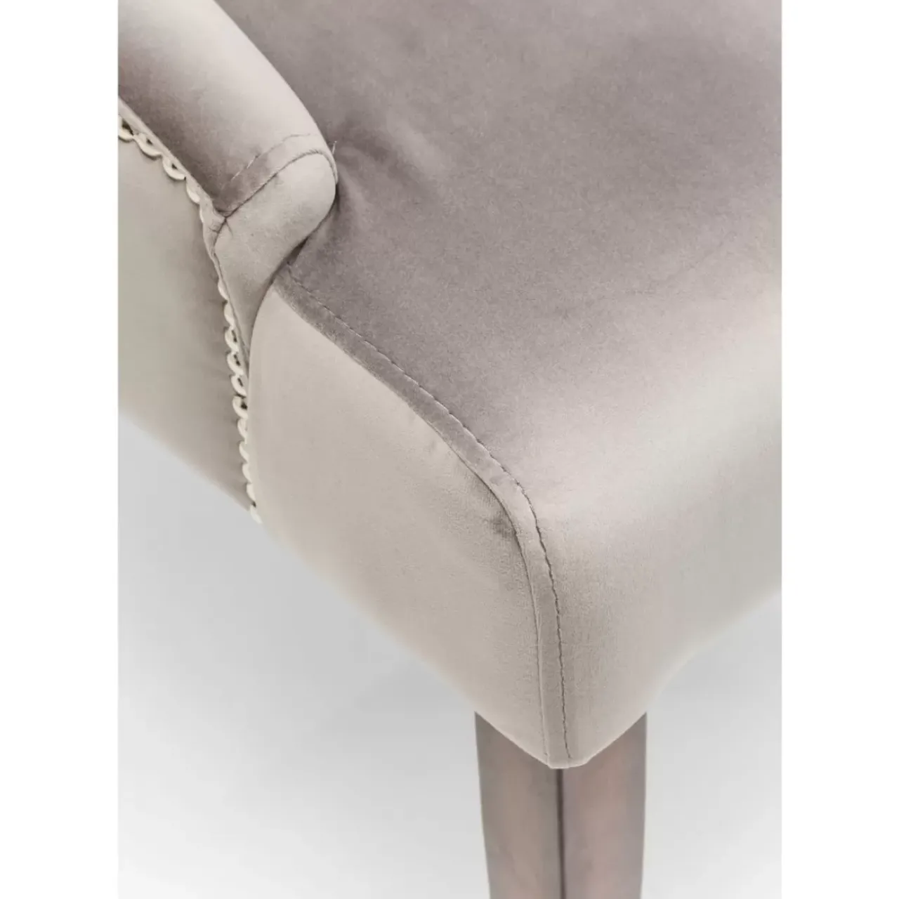 KARE Design Stühle-Stuhl Prince Velvet Grau