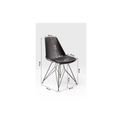 KARE Design Stühle-Stuhl Wire Black