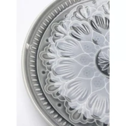 KARE Design Geschirr & Tischaccessoires-Teller Sicilia Mandala Grau O21Cm
