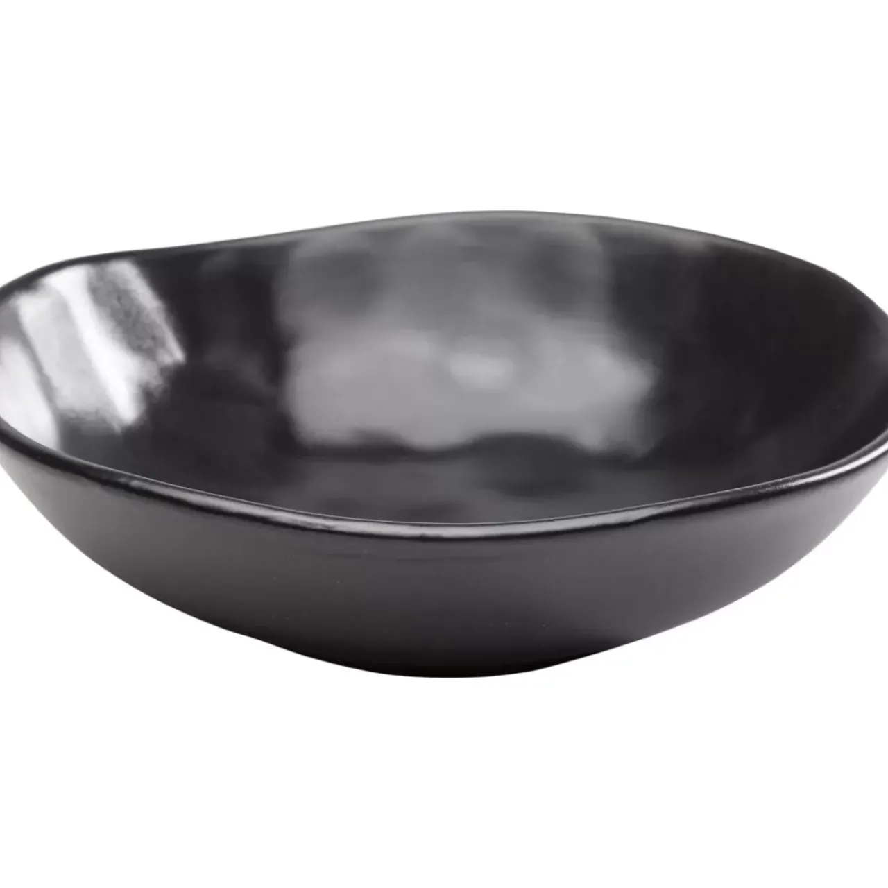 KARE Design Geschirr & Tischaccessoires-Teller Tief Organic Black O22Cm