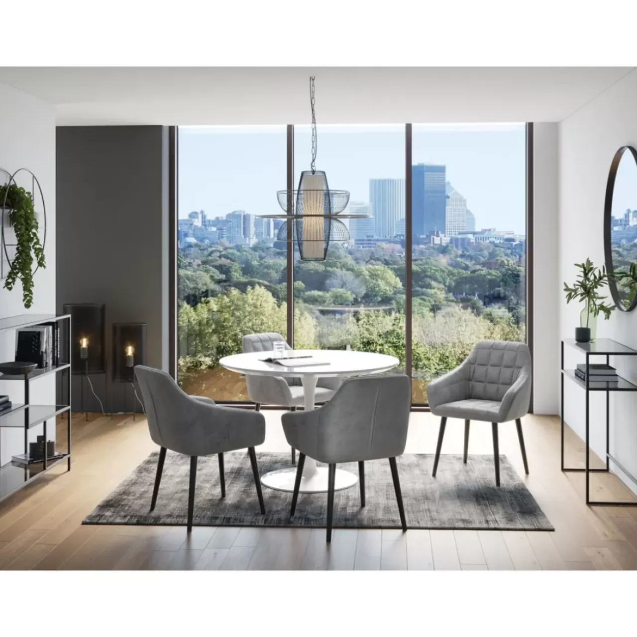 KARE Design Teppiche-Teppich Runway Grau 170X240Cm