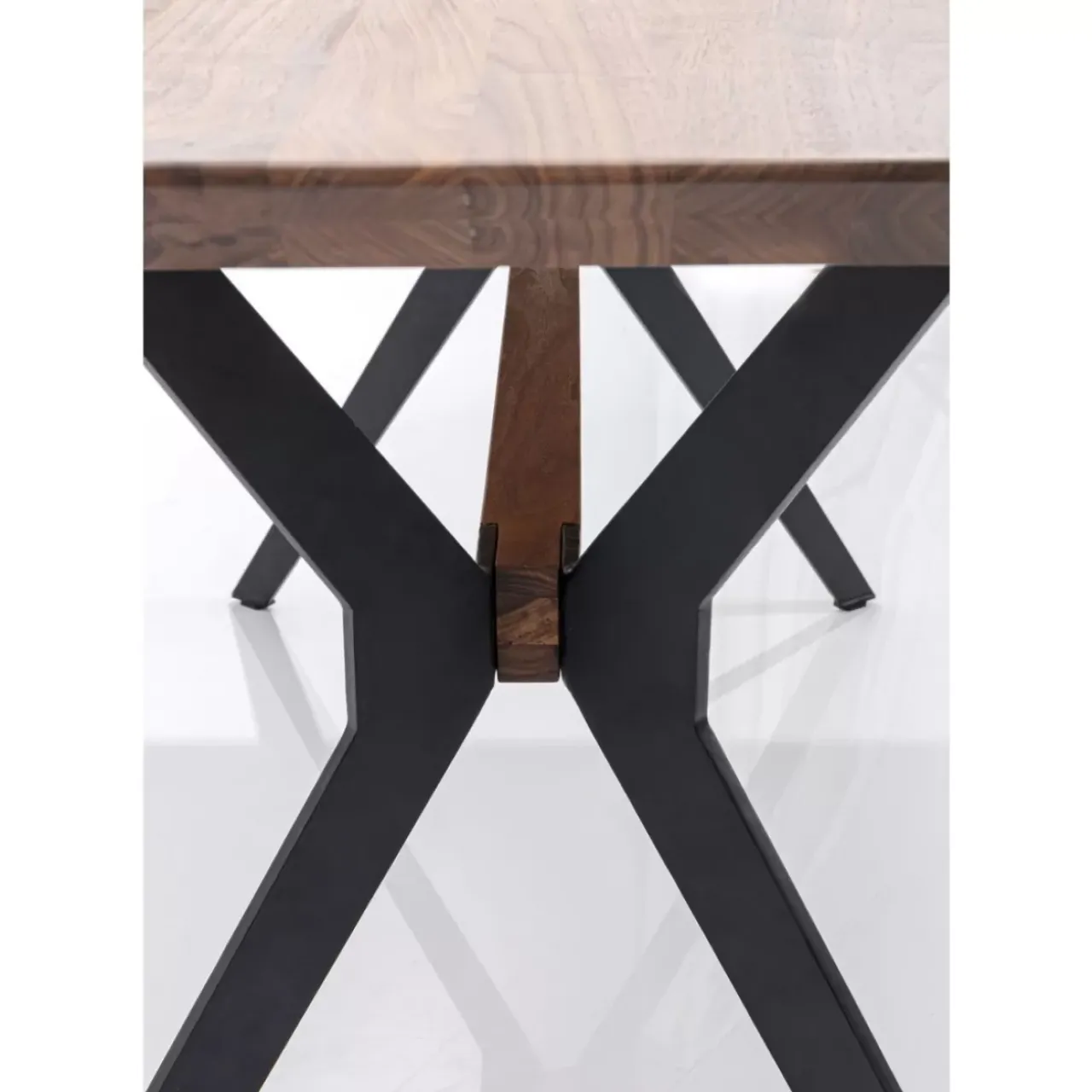 KARE Design Tische-Tisch Downtown Walnuss 220X100Cm