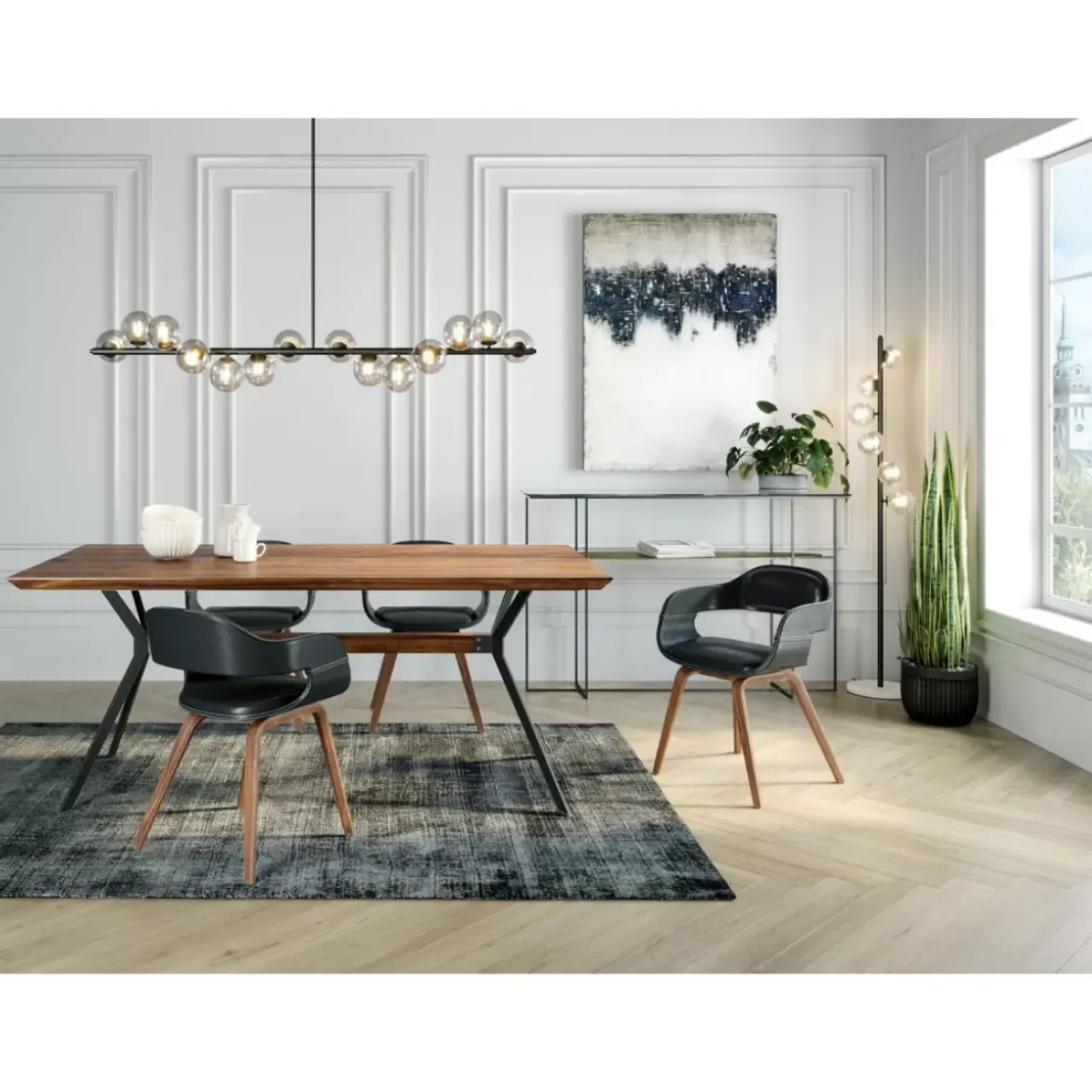 KARE Design Tische-Tisch Downtown Walnut 180X90