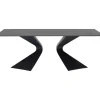 KARE Design Tische-Tisch Gloria Keramik Schwarz 200X100Cm