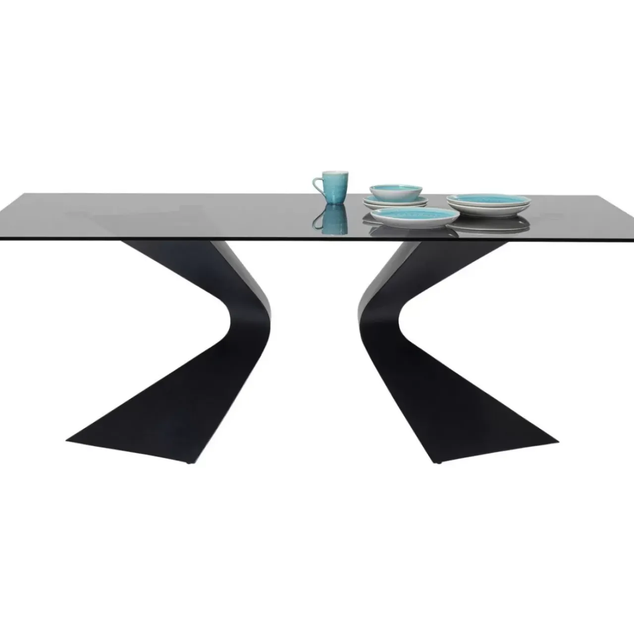 KARE Design Tische-Tisch Gloria Schwarz 200X100Cm