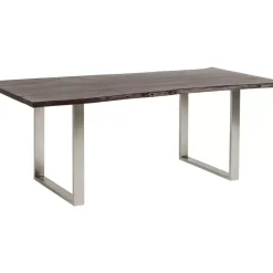 KARE Design Tische-Tisch Harmony Dunkel Chrom 180X90