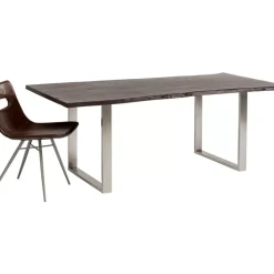 KARE Design Tische-Tisch Harmony Dunkel Chrom 160X80
