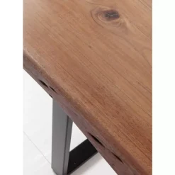 KARE Design Tische-Tisch Harmony Dunkel Chrom 200X100