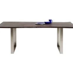 KARE Design Tische-Tisch Harmony Dunkel Chrom 200X100