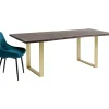 KARE Design Tische-Tisch Harmony Dunkel Messing 200X100