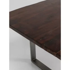 KARE Design Tische-Tisch Harmony Dunkel Rohstahl 200X100