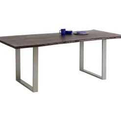 KARE Design Tische-Tisch Harmony Dunkel Silber 180X90