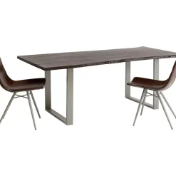 KARE Design Tische-Tisch Harmony Dunkel Silber 200X100