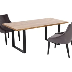 KARE Design Tische-Tisch Jackie Eiche Schwarz 180X90