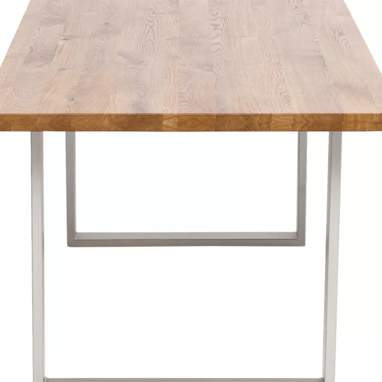 KARE Design Tische-Tisch Jackie Eiche Silber 160X80