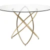 KARE Design Tische-Tisch Molekular Gold O120Cm