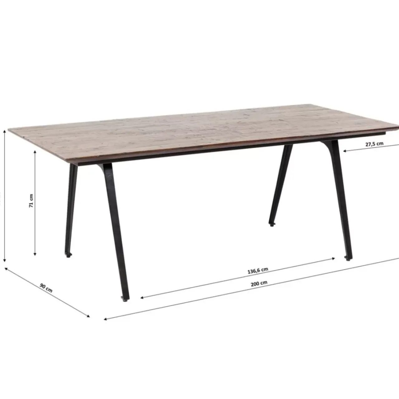 KARE Design Tische-Tisch Paradise 200X90Cm