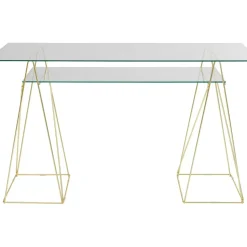 KARE Design Tische-Tisch Polar Messing Matt 8Mm Esg