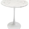 KARE Design Tische-Tisch Schickeria Marmoroptik Weis O80Cm