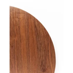 KARE Design Tische-Tisch Schickeria Walnuss Schwarz O110Cm